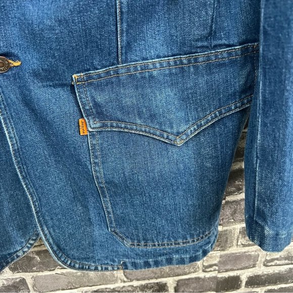 Levi's Vintage 1970s style Clothing DENIM BLAZER - size L - Picture 6 of 14